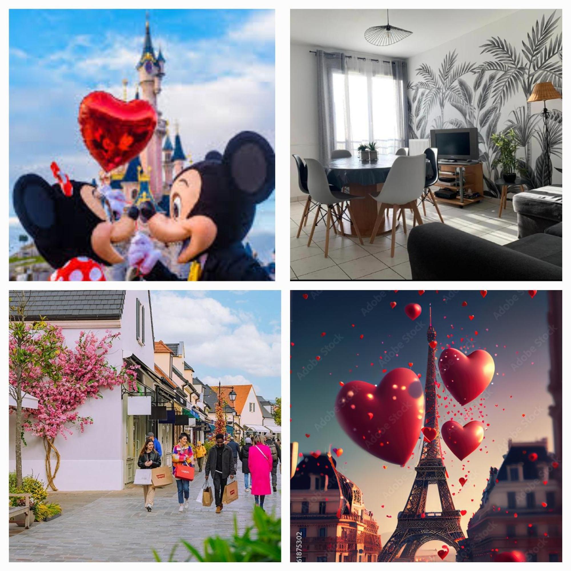 Disney, Sunny Comfortable 2 Bedrooms Family Apartment, 8 Pers, Wifi, Netflix Chessy  Bagian luar foto